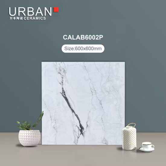 Foshan boa qualidade 600x600mm vitrificado totalmente polido porcelanato piso de mármore telha da parede